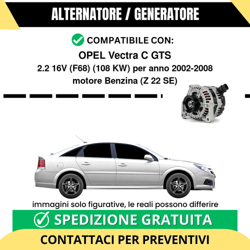 Alternatore opel vectra gts - opel,