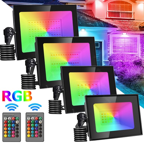 Faretto led rgb con - led,