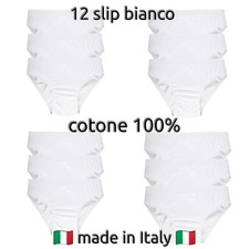 12 SLIP UOMO 100% COTONE