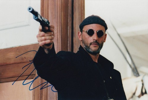Jean reno autografo firmato - reno,