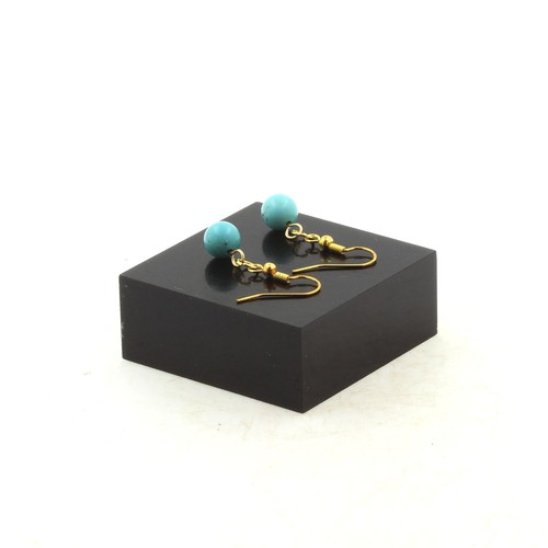 Orecchini perla howlite - orecchini, 1