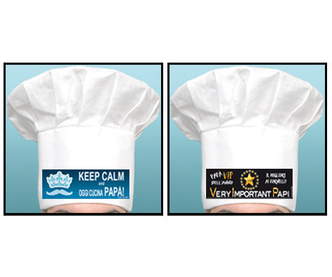 Cappello cuoco keep calm papa - cuoco,
