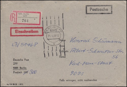 Postale deutsche post zpf - postale,