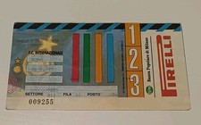 Inter-roma 1996 1997 biglietto