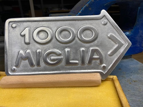Insegna metallo corsa - , gran