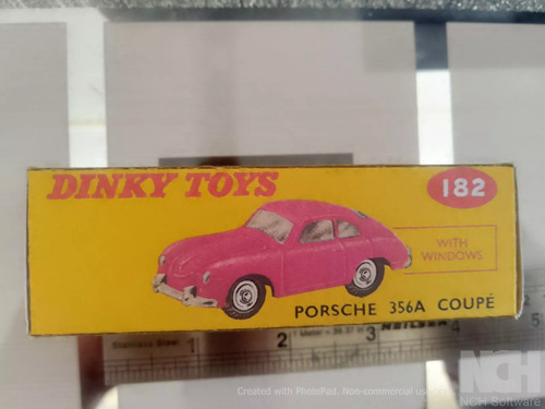 Dinky no182 porsche 356a - dinky,