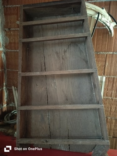 Scolapiatti legno antico - in,