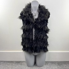 Y2K giacca gilet pelliccia