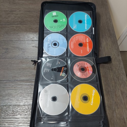 Lot music cds in a - in,