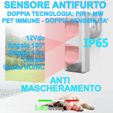 Sensore ALLARME ANTIFURTO dual