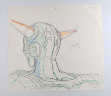 Originale Captain Ginyu Dragon Ball Z DBZ Produzione Anime Cel Pencil Douga