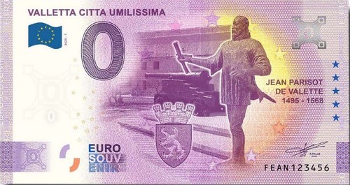Billet souvenir 2021 malte - 2021,