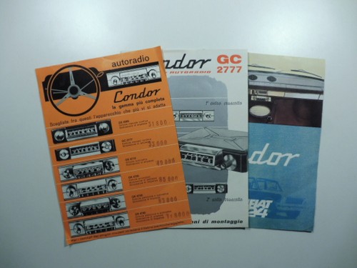 Condor super autoradio - condor, foglio