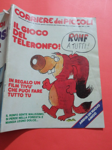 Corriere dei piccoli 1981 - piccoli, n.31-1981