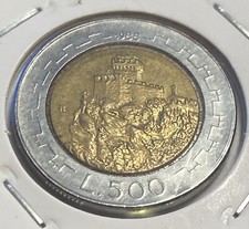 Moneta 500 lire repubblica - moneta,