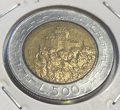 Moneta 500 lire - lire, repubblica