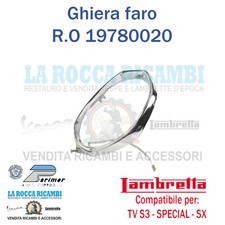 Ghiera / Cornice Faro Lambretta Special 125/150 - SX 150/200 - TV 175 Serie 3