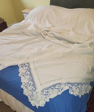 HUGE Antique Monogrammed E P