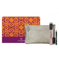 Cofanetto unico mascara volume + professionale matita occhi nera + beauty bag me