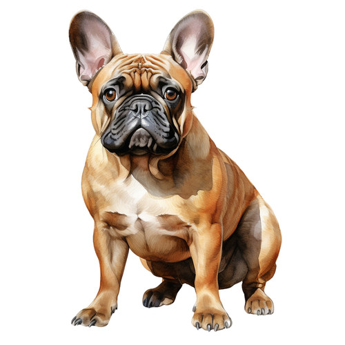 Bulldog francese cane auto