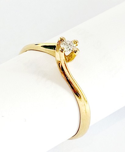 Anello donna solitario modello - anello,