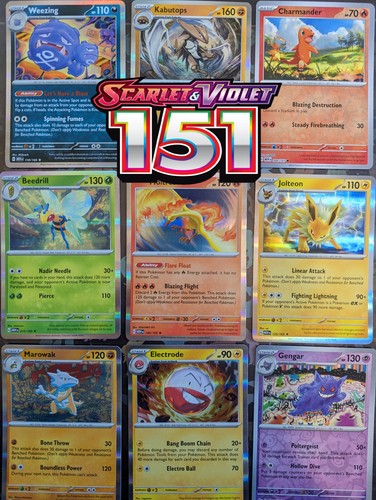 Scarlet violet 151 pokemon - &,