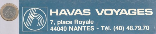 Autocollant havas voyages - ,