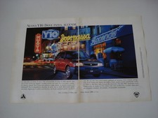 advertising Pubblicità 1993 AUTOBIANCHI Y10 Y 10