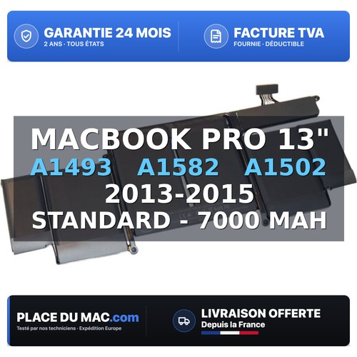 Batterie pour macbook - batterie, 13
