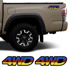 Adesivi per auto logo 4WD
