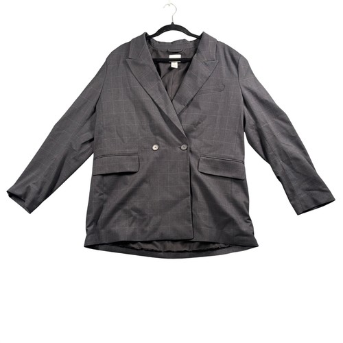 Blazer oversize quadri - oversize,