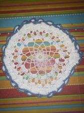 Set 10 centrini tondi ad