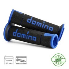 Manopole Domino Nero Blu per Kawasaki AR125 ER5 ER500 EN500