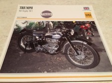 Carte moto Triumph 500 Trophy