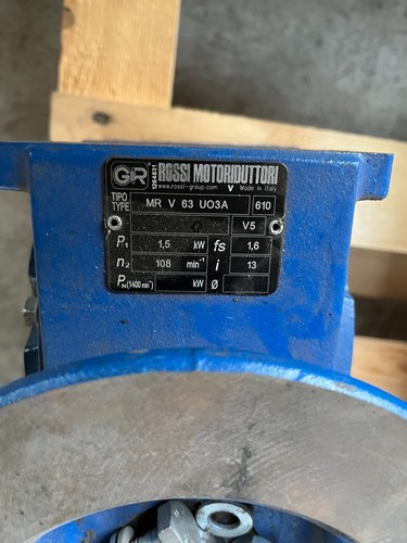 Motoriduttore rossi mrv63uo3a - motoriduttore,