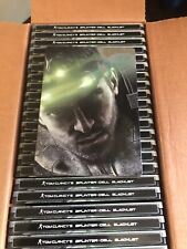 Tom Clancy's Splinter Cell Blacklist Steelbook Master Box 25 pezzi come nuovo NO gioco