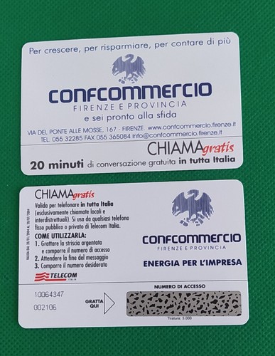 Scheda telefonica nuova tipo