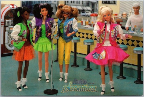 Cartolina epoca barbie - cartolina,