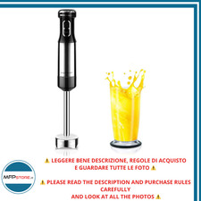 Aigostar Frullatore ad Immersione 800W velocità variabile, Brocca 700ml DIFETTO!