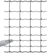 RETE PASTORALE PER ALLEVAMENTO PECORE CINGHIALI CAPRA M15 H 100 MT 50 (34154)