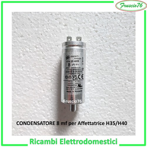 Condensatore per affettatrice - condensatore,