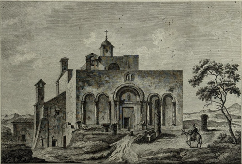 Basilique siponto gravure - siponto,