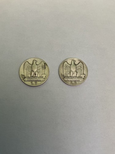 Lotto monete lire - 2, 1928