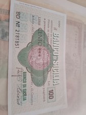 Mini Assegni Banco Sicilia 