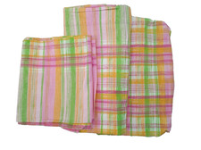 BIANCALUNA  lenzuola letto singolo a fantasia colore rosa usato come nuovo