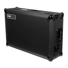 UDG Ultimate Flightcase Pioneer DDJ-FLX10 nero più ripiano per laptop + ruote