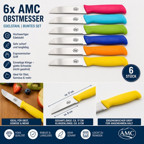 Set coltelli frutta amc - coltelli,