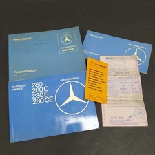 Set di libretti auto Mercedes Benz 280-C-E-CE in tedesco, 1978. Buone condizioni