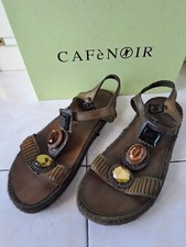 sandali donna cafe'noir, color verde oliva, ottimo stato, taglia 38