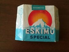 RITAGLIO PACCHETTO DI SIGARETTE ETICHETTA  ORIGINALE - ESKIMO CIGARETTE